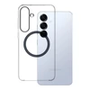 Dėklas Spigen „Samsung Galaxy S25“ skaidrus magnetinis dangtelis, skaidrus