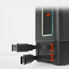 „SBS“ įkroviklis 6 viename su „MagSafe“, stovu ir USB-C laidais, 65 W – Juodas