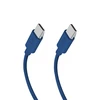 SBS TECABLETISSUETCCB USB-C – USB-C 1.5m 60W pintas kabelis – mėlynos spalvos