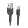 SBS TECABLEUSBIP589K USB-A – Lightning kabelis 1m MFi Certified – juodos spalvos