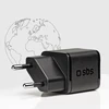 SBS TETRGAN1C20K 20W GaN USB-C laidinis įkroviklis su Power Delivery – juodos spalvos