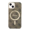 „Guess“ GUBPP14SH4EACSW dėklas + įkroviklis, „iPhone 14 6.1“ ratukas / kietas dėklas su ratuku, 4G, „MagSafe“ spausdinimas