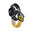 Set of 2 AmazingThing Blend Band skirta Apple Watch 45/46/49mm - geltonos spalvos-juodos spalvos/juodos spalvos