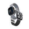 Set of 2 AmazingThing Blend Band for Apple Watch 45/46/49mm – Pilkas-Juodas/Pilkas