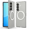 Dėklas Spigen AirSkin Mag MagSafe Samsung Galaxy Z Fold 7 Crystal baltos spalvos ir skaidrus