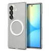 Dėklas Spigen AirSkin Mag MagSafe Samsung Galaxy Z Fold 7 Crystal baltos spalvos ir skaidrus