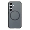 Spigen Capella GP-FPS931PGBJW silikoninis dėklas su MagFit Magnetic Ring skirtas Samsung Galaxy S25 – juodos spalvos