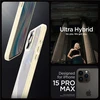 Dėklas Spigen Crystal Hybrid, sand beige – iPhone 15 Pro Max