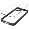 Spigen Crystal Hybrid, matte dėklas telefonui juodos spalvos – Apple iPhone 15 Plus