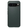Google Pixel 9 Pro XL Spigen Liquid Air Abyss dėklas telefonui žalios spalvos