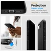 „Spigen Liquid Air MagSafe“ dėklas, skirtas iPhone 16e / 17e – matinis juodas