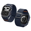 „Spigen Lite Fit Pro“ dirželis, skirtas „Apple Watch 10“ (46 mm), tamsiai mėlynas, Mėlyna