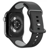 Juoda apyrankė Apple Watch 6 / 7 / 8 / 9 / 10 / SE / Ultra 1 / 2 (44 / 45 / 46 / 49 mm) laikrodžiui „Spigen Nano Pop”