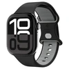 Juoda apyrankė Apple Watch 6 / 7 / 8 / 9 / 10 / SE / Ultra 1 / 2 (44 / 45 / 46 / 49 mm) laikrodžiui „Spigen Nano Pop”
