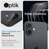 Spigen OPTIK GLAS.TR CAMERA PROTECTOR 2-PACK Apple iPhone 16 / 16 PLUS Juodas