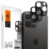 Spigen Optik. TR Camera Protector Camera tempered glass (2 vnt) iPhone 14 Pro / 14 Pro Max juodos spalvos