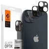 Spigen Glass Optik 2 vnt., juodos spalvos - iPhone 14/iPhone 14 Plus