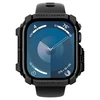 Dėklas Apple Watch 10 (42mm) Spigen Rugged Armor Matte juodas
