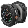 „Spigen Rugged Armor“, matinis juodas - „Galaxy Watch 8 Classic“ (46 mm)