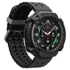 „Spigen Rugged Armor“, matinis juodas - „Galaxy Watch 8 Classic“ (46 mm)