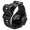 „Spigen Rugged Armor Pro“ – dirželis + dėklas, skirtas „Samsung Galaxy Watch 7“ 44 mm (matinis juodas)
