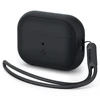 Spigen Silicone Fit Strap – dėklas skirtas Apple AirPods Pro 1 / 2 (Juodas)