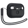 Spigen Silicone Fit Strap – dėklas skirtas Apple AirPods Pro 1 / 2 (Juodas)