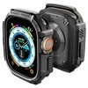 Dėklas „Spigen Rugged Armor“, juodas - Apple Watch Ultra 2/Ultra 49mm