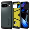 Spigen Tough Armor – dėklas skirtas Google Pixel 9 / 9 Pro Abyss Žalias