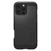 Spigen Tough Armor MagSafe su stoveliu Apple iPhone 16 Pro – dėklas telefonui juodos spalvos