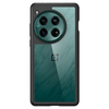 OnePlus 12 Spigen Ultra Hybrid Crystal telefono dėklas juodos spalvos