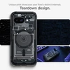 SPIGEN dėklas ULTRA HYBRID MAG suderinamas su MagSafe, skirtas GOOGLE PIXEL 9A zero one juodas