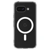 SPIGEN dėklas ULTRA HYBRID MAG suderinamas su MagSafe, skirtas GOOGLE PIXEL 9A skaidrus/baltas