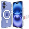 „Spigen Ultra Hybrid“ „T“ „MagSafe“ dėklas iPhone 16 telefonui – Baltas