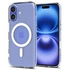 „Spigen Ultra Hybrid“ „T“ „MagSafe“ dėklas iPhone 16 telefonui – Baltas