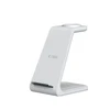 Įkrovimo stotelė Tech-Protect QI15W-A36 3in1 skirta Apple – baltos spalvos