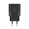 Sieninis įkroviklis PD 20W 2x USB-C Tech-Protect C20W juodos spalvos