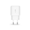 Laidinis įkroviklis 20W USB-C PD + USB QC3.0 + Kabelis 1m USB-C – Lightning Tech-Protect C65W baltos spalvos