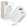 Įkroviklis 30W USB QC3.0 + USB-C PD Tech-Protect C30W baltos spalvos