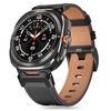 Tech-Protect Delta Pro Leather apyrankė Samsung Galaxy Watch Ultra (47mm) – juodos spalvos