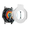 „Tech-Protect Easy Set+“ 2 grūdinto stiklo pakuotė, skirta „Huawei Watch GT 5 46 mm“ – skaidri.