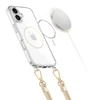 Dėklas Tech-Protect FlexAir Chain MagSafe Case for iPhone 16e / 17e - Juodas and rusvai gelsvas