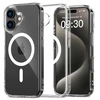 Apple iPhone 16 Plus Tech-Protect FlexAir Hybrid MagSafe Clear dėklas telefonui skaidrus