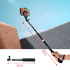 Tech-Protect GA100 Monopad & Selfie Stick for GoPro / DJI - Juodas