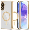 Tech-Protect MagFlex MagSafe Samsung Galaxy A56 5G – dėklas telefonui skaidrus dėklas telefonui aukso spalvos