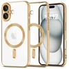 Apple iPhone 16 Tech-Protect MagFlex MagSafe Shiny dėklas telefonui aukso spalvos