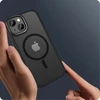 Apple iPhone 15 Tech-Protect Magmat „2” MagSafe Matte dėklas telefonui juodos spalvos