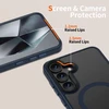 Tech-Protect MagMat MagSafe Dėklas skirtas Samsung Galaxy S25 – skaidrus mėlynos spalvos