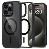 Apple iPhone 16 Pro Tech-Protect Magmat MagSafe Clear dėklas telefonui juodos spalvos