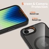 „Tech-Protect MagMat MagSafe“ dėklas, skirtas „iPhone 16e / 17e“ – juodas-skaidrus